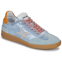 Schuhe Damen Sneaker Low Meline 526R-E534 Blau / Silbern