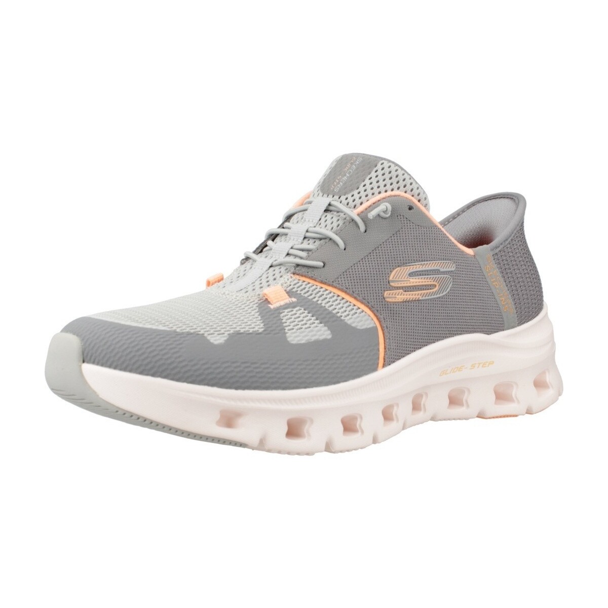 Schuhe Damen Sneaker Skechers GLIDE-STEP PRO Grau