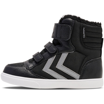 Schuhe Sneaker hummel Baskets  Sadil Sumer Poly Mid Tex Schwarz