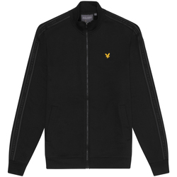 Kleidung Herren Trainingsjacken Lyle & Scott Veste de survêtement à bande Schwarz