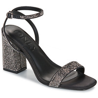 Schuhe Damen Sandalen / Sandaletten Only ONLALYX-28 BLING HEELED SANDAL Schwarz