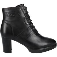 Schuhe Damen Boots NeroGiardini Stiefelette Schwarz