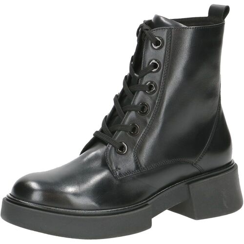 Schuhe Damen Boots Caprice Stiefelette Schwarz