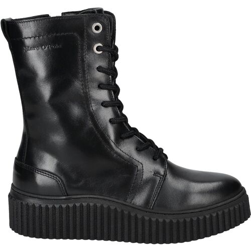 Schuhe Damen Boots Marc O'Polo Stiefelette Schwarz