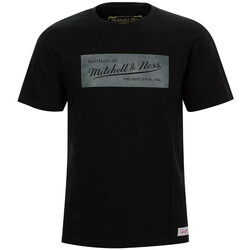 Kleidung T-Shirts Mitchell And Ness T-shirt  Branded Schwarz