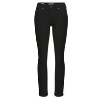 Kleidung Damen Slim Fit Jeans Levi's 712 SLIM WELT POCKET Schwarz