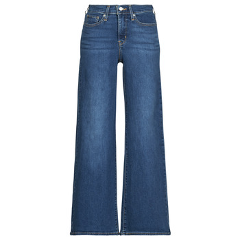 Kleidung Damen Flare Jeans/Bootcut Levi's 318 SHAPING WIDE LEG Blau