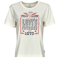 Kleidung Damen T-Shirts Levi's GRAPHIC ICONIC TEE Weiss