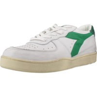 Schuhe Herren Sneaker Diadora BASKET LOW USED Weiss