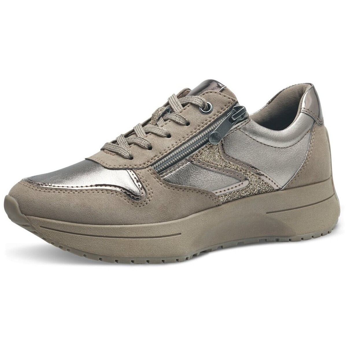 Schuhe Damen Derby-Schuhe & Richelieu Marco Tozzi Schnuerschuhe feel Rpet 2-23722-43/344 Beige