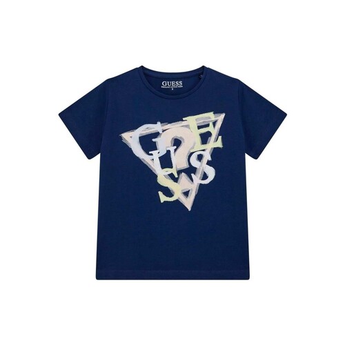 Kleidung Mädchen T-Shirts Guess MIDI T SHIRT Marine