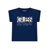 Kleidung Mädchen T-Shirts Guess MIDI T SHIRT Marine