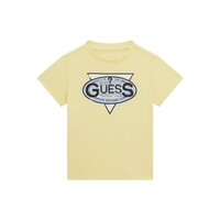 Kleidung Jungen T-Shirts Guess T SHIRT Gelb