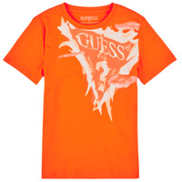Kleidung Jungen T-Shirts Guess T SHIRT Orange