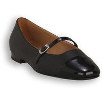 Schuhe Damen Ballerinas Frau NAPPA NERO Schwarz