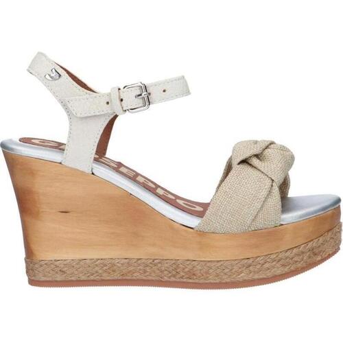 Schuhe Damen Leinen-Pantoletten mit gefloch Gioseppo 58515 OLNE 58515 OLNE