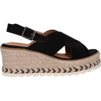 Schuhe Damen Leinen-Pantoletten mit gefloch Refresh 72854 72854