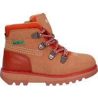 Schuhe Jungen Boots Kickers 878760-10 KICKNATURE CUIR 878760-10 KICKNATURE CUIR