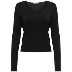 Kleidung Damen Pullover Only 15333990 VENICE-BLACK Schwarz