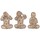 Home Statuetten und Figuren Signes Grimalt Sehen-Hören-Sprechen Mönch Gold