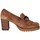 Schuhe Damen Slipper CallagHan 30812 Bummler Frau Braun