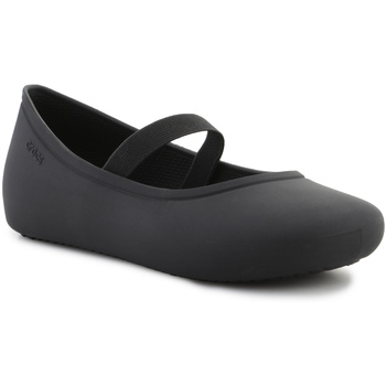 Schuhe Mädchen Sandalen / Sandaletten Crocs Brooklyn Flat K 209429-001 Black Noir Schwarz
