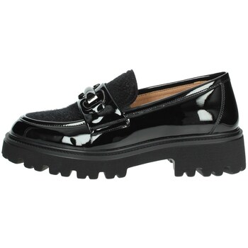 Schuhe Damen Slipper Keys K-10037 Schwarz