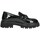 Schuhe Damen Slipper Keys K-10037 Schwarz