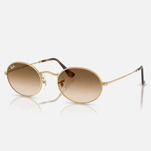Uhren & Schmuck Sonnenbrillen Ray-ban Sonnenbrille  Oval RB3547 001/3M Gold