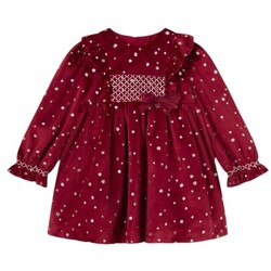 Kleidung Mädchen Kleider Mayoral 2904 VESTIDO TERCIOPELO Granate Bordeaux