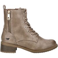 Schuhe Damen Boots Mustang Stiefelette Braun