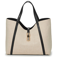 Taschen Damen Schultertaschen Furla FURLA GOCCIA XL HOBO Beige / Schwarz