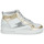 Schuhe Damen Sneaker High Semerdjian MISTRAL Weiss / Silbern