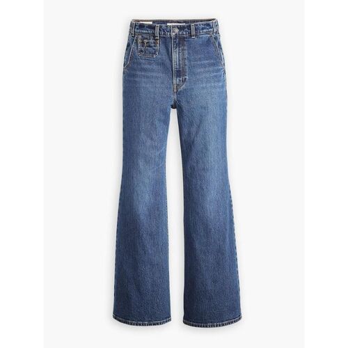Kleidung Damen Jeans Levi's A8717 0000 - RIBCAGE BELLS VNTG-MOMENT OF THE MONTH Schwarz