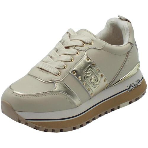 Schuhe Damen Sneaker Liu Jo BF4003 Maxi Wonder Weiss