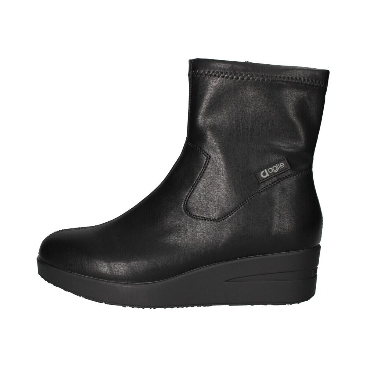 Schuhe Damen Low Boots Agile By Ruco Line 2621 Tronchetto Frau Schwarz