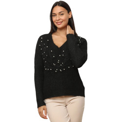 Kleidung Damen Pullover La Modeuse 72315_P169835 Schwarz