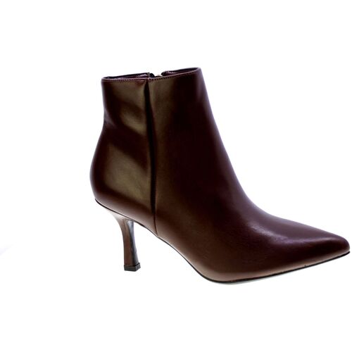 Schuhe Damen Boots Francescomilano 92177 Braun