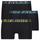Unterwäsche Herren Boxer Athena 720 STRETCH MICRO Pack de 3 Schwarz / Schwarz / Schwarz