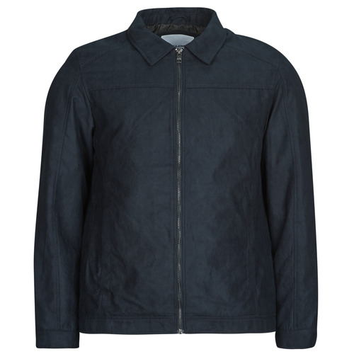 Kleidung Herren Lederjacken / Kunstlederjacken Jack & Jones JJEDYLAN Schwarz