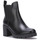 Schuhe Damen Low Boots La Modeuse 72957_P171933 Schwarz