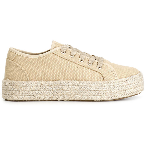Schuhe Damen Richelieu Café Noir C1XS9002 Beige