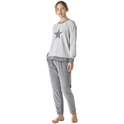 Kleidung Damen Pyjamas/ Nachthemden J&j Brothers JJBEP1700 Grau