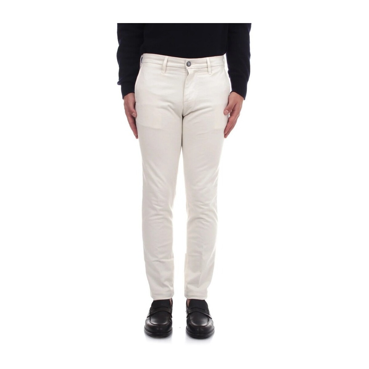 Kleidung Herren Hosen Re-hash P2492076BW Weiss