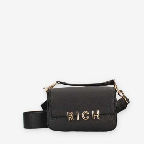 Taschen Damen Umhängetaschen John Richmond RWA24085BO9L-BLACK-GOLD Schwarz