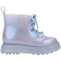 Schuhe Kinder Stiefel Melissa MINI  Coturno Kids Boots - Pearly Blue Blau