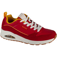 Schuhe Herren Sneaker Low Skechers Uno - Victory Pack Rot