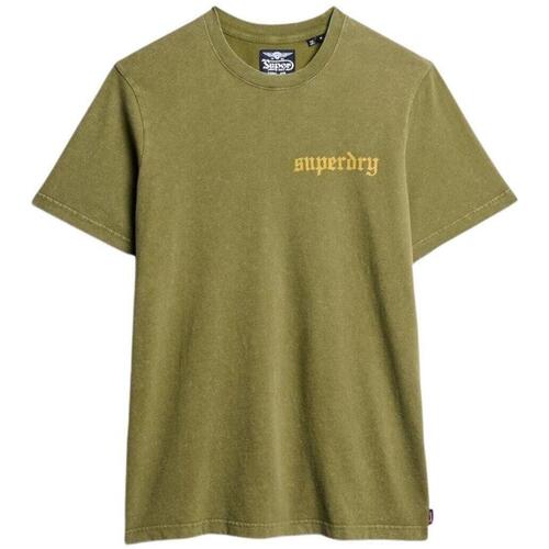Kleidung Herren T-Shirts Superdry  Grün