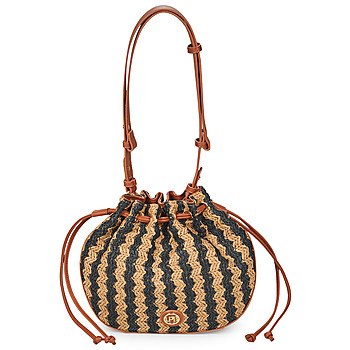 Taschen Damen Schultertaschen Les Petites Bombes LILWENN Beige / Schwarz / Cognac