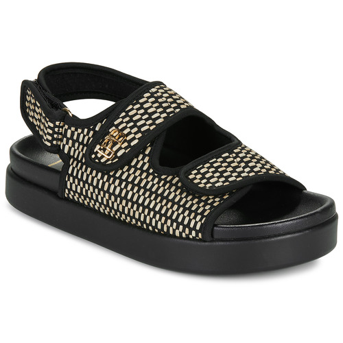 Schuhe Damen Sandalen / Sandaletten Les Petites Bombes LIO Beige / Schwarz